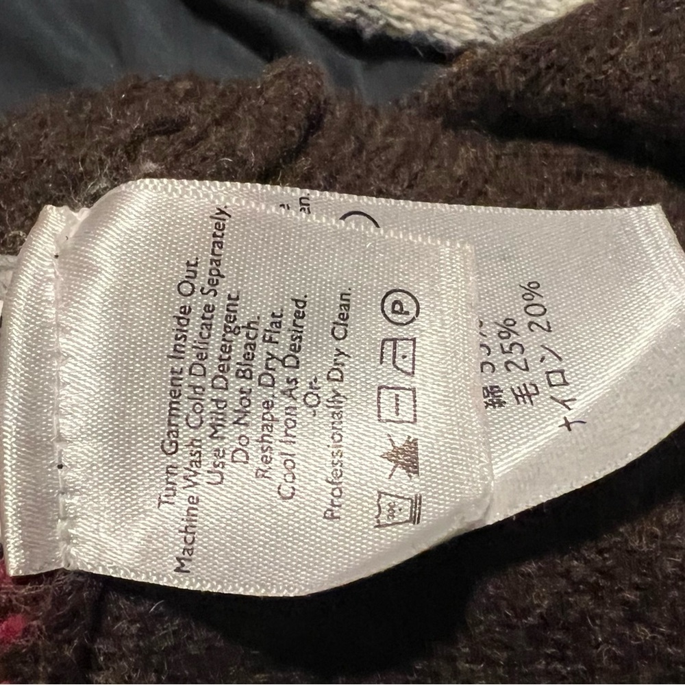 Eddie Bauer Women’s Brown Wool Blend Cardigan with Toggle Closure K - Picture 4 of 4